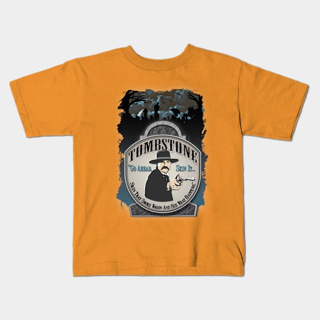 Tombstone Kids T-Shirt by armando1965